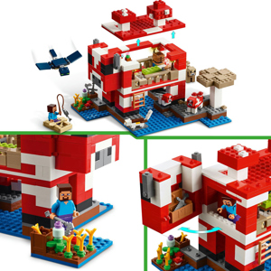 Lego Minecraft The Mooshroom House 21270